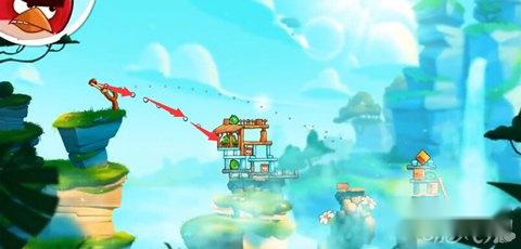 愤怒的小鸟2第81关攻略 教那群猪做人 第2张