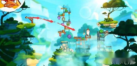 愤怒的小鸟2第81关攻略 教那群猪做人 第6张