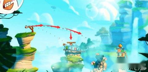 愤怒的小鸟2第81关攻略 教那群猪做人 第3张