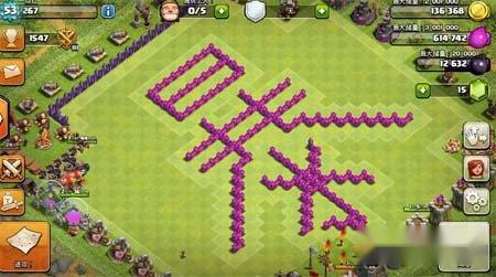 部落冲突城墙作用分享及如何布置 第2张