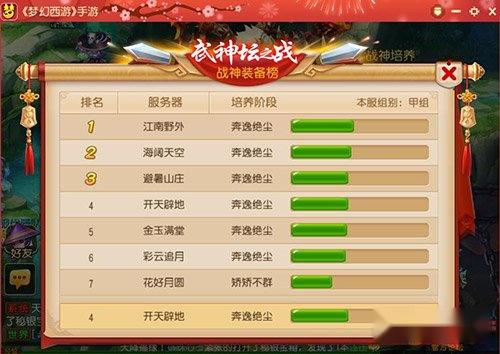 梦幻西游手游武神坛前瞻 丙申年收官之战 第3张