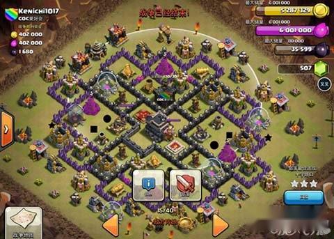 部落冲突低本石猪流三星弱九心得