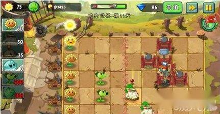 植物大战僵尸2功夫世界第11天3星怎么过？ 第2张