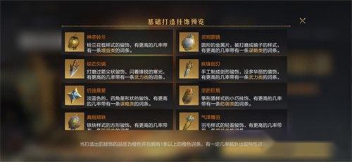 重返帝国基础打造挂饰有哪些 基础打造挂饰介绍 第2张 重返帝国基础打造挂饰有哪些 基础打造挂饰介绍 第2张