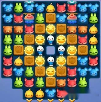 天天爱消除冒险模式831关收集晴天娃娃 第2张