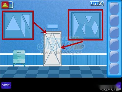 逃离蓝色密室攻略通关图文详解 第3张 逃离蓝色密室攻略通关图文详解 第3张