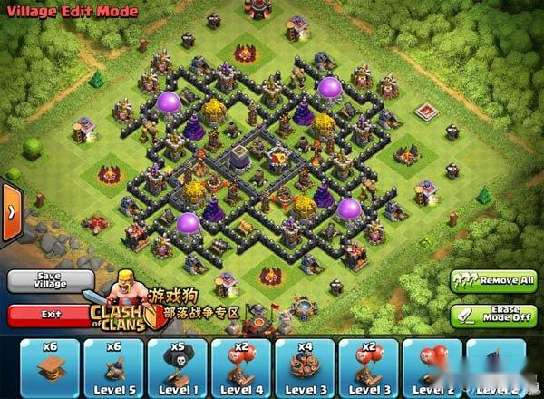 部落冲突对称farm十本水晶杯阵型布局攻略 第3张 部落冲突对称farm十本水晶杯阵型布局攻略 第3张