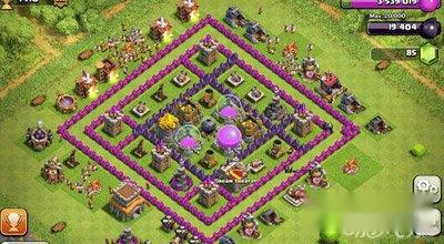 部落冲突双层复合阵八本布局攻略