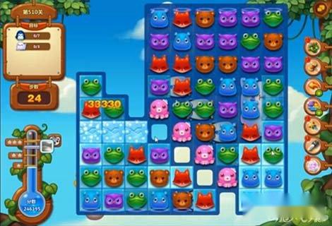 开心消消乐510关解救动物过关攻略 第2张 开心消消乐510关解救动物过关攻略 第2张