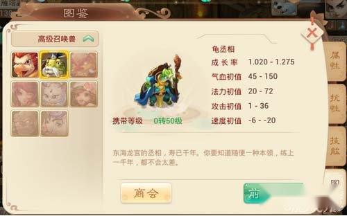 大话西游手游龟丞相图鉴一览