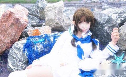 海之魔女原味cosplay来袭 感受海洋气息