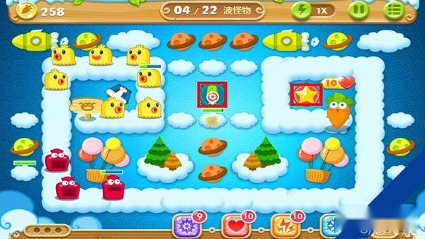 保卫萝卜2天际54攻略钻石金萝卜道具全清 第3张 保卫萝卜2天际54攻略钻石金萝卜道具全清 第3张