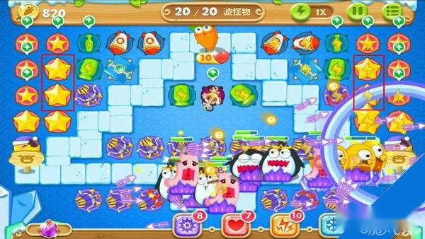 保卫萝卜2冰川38攻略钻石金萝卜道具全清 第13张