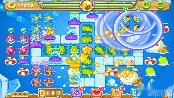 保卫萝卜2冰川40攻略钻石金萝卜道具全清 第12张