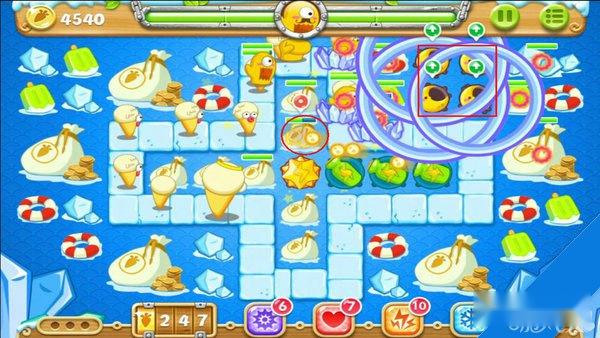 保卫萝卜2冰川40攻略钻石金萝卜道具全清 第7张