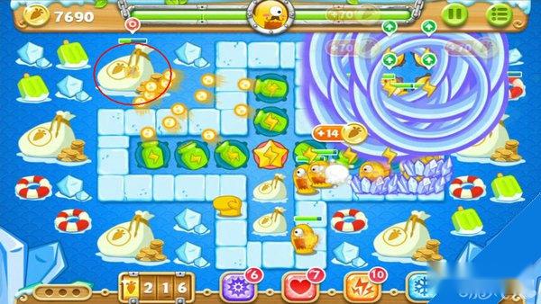 保卫萝卜2冰川40攻略钻石金萝卜道具全清 第9张