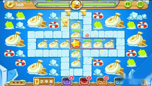 保卫萝卜2冰川40攻略钻石金萝卜道具全清 第4张