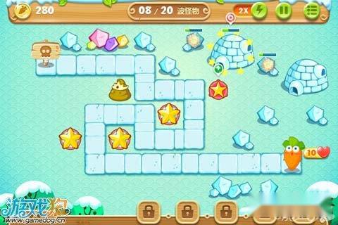 保卫萝卜2第3关攻略 星星炮塔初登场 第6张 保卫萝卜2第3关攻略 星星炮塔初登场 第6张