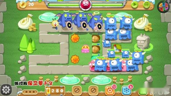 保卫萝卜2地下庄园D5攻略 极限清理太阳 第3张