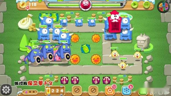 保卫萝卜2地下庄园D5攻略 极限清理太阳 第5张