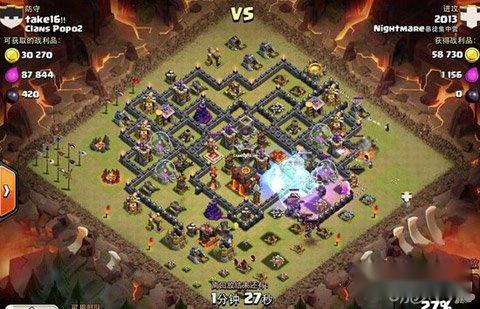 部落冲突混合流3星推平基地攻略 第4张