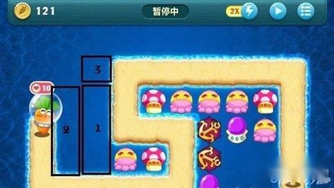 保卫萝卜深海9攻略金萝卜全图文过关 第4张