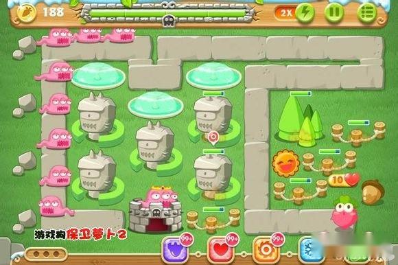 保卫萝卜2地下庄园D15攻略 优先清理道具 第2张