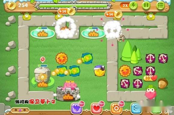 保卫萝卜2地下庄园D15攻略 优先清理道具 第6张