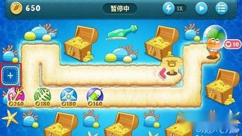 保卫萝卜深海7攻略金萝卜全图文过关 第2张