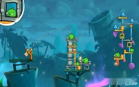 愤怒的小鸟2第137关攻略 三星闯关教程 第4张