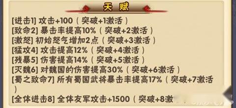 ​少年三国志武将属性综合分析之黄忠 第4张
