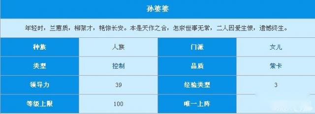 悟空去哪儿孙婆婆加点及阵容搭配解析